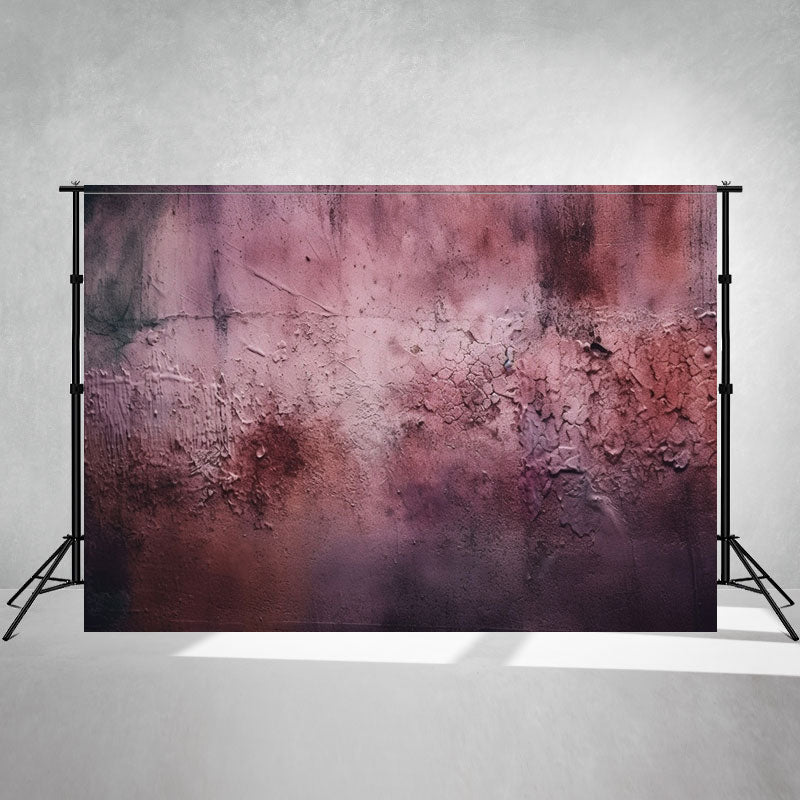 Pink Gray Cement Wall Photo Backdrop - Layoris