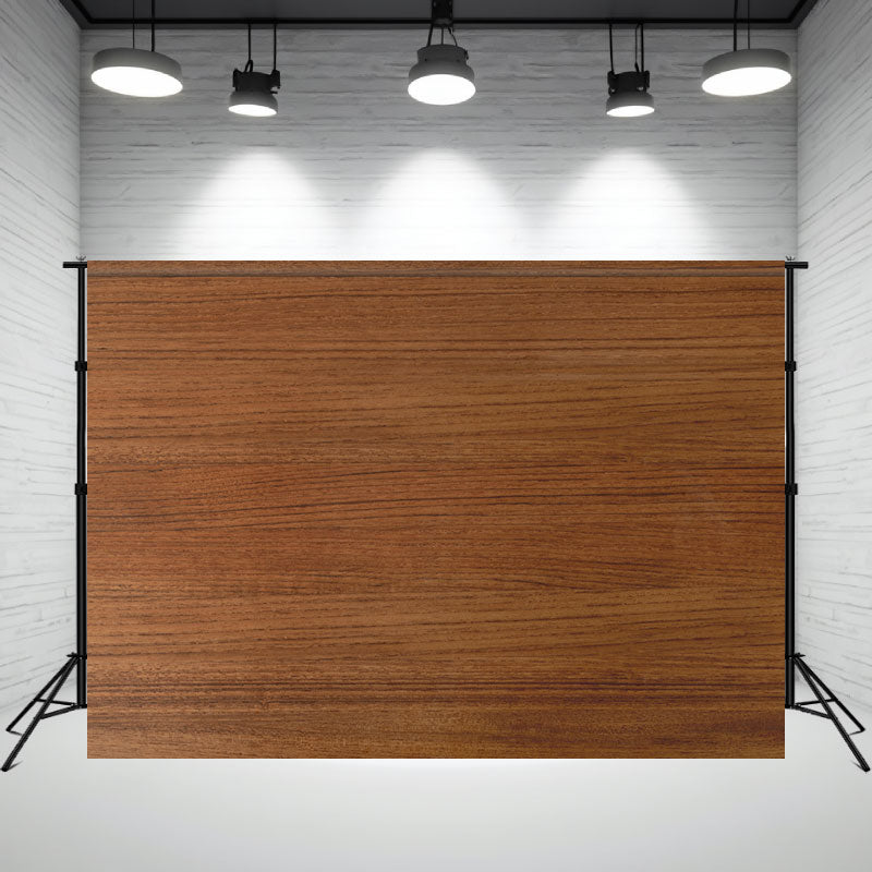 Simple Brown Wood Texture Photography Backdrop - Layoris