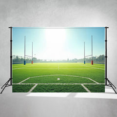 Spacious Football Field Sports Photo Backdrop - Layoris