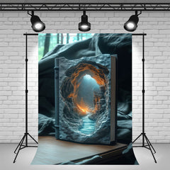 Magic Book Crossing Photo Backdrop For Kids - Layoris