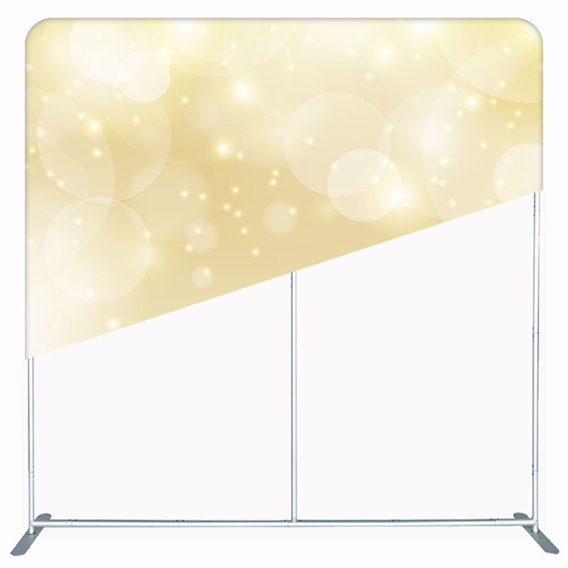 Yellow Bubble Highlight Bokeh Double Sided Backdrop - Layoris