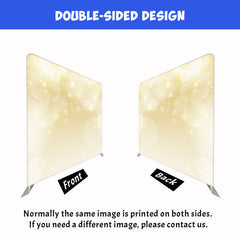Yellow Bubble Highlight Bokeh Double Sided Backdrop - Layoris