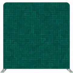 Green Pixel Texture Double Sided Backdrop - Layoris
