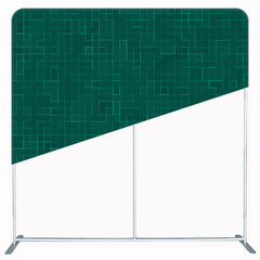 Green Pixel Texture Double Sided Backdrop - Layoris