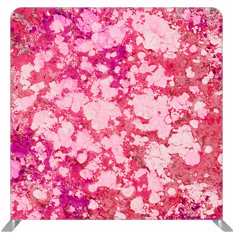 Red Pink Abstract Double Sided Backdrop - Layoris