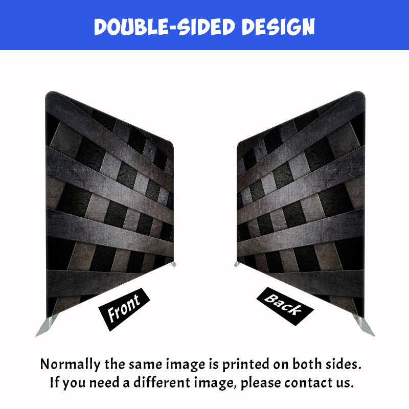Metal Interweaving Double Sided Backdrop - Layoris