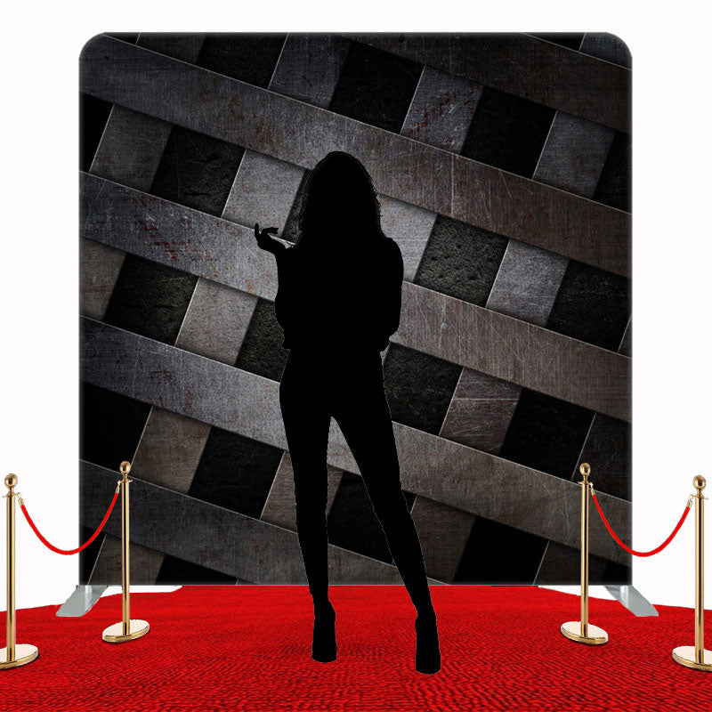 Metal Interweaving Double Sided Backdrop - Layoris