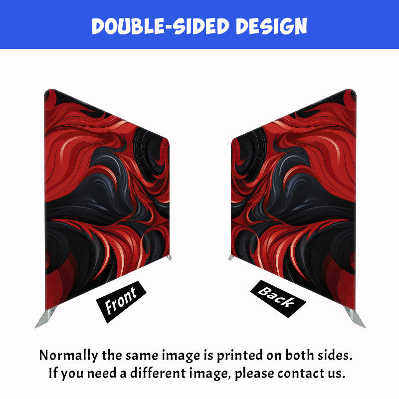 Red And Black Drongo Double Sided Backdrop - Layoris
