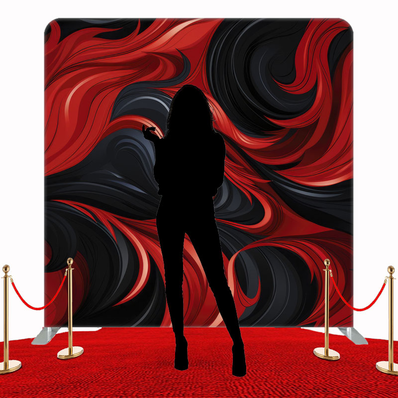 Red And Black Drongo Double Sided Backdrop - Layoris