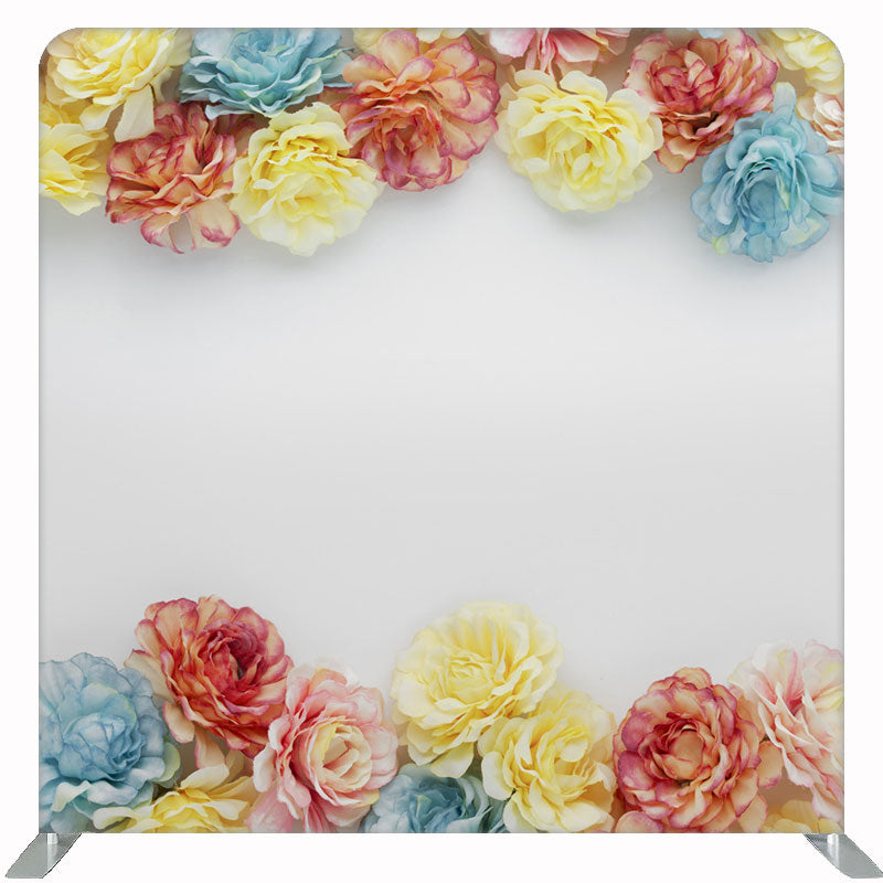 Colorful Gradient Flowers Double Sided Backdrop - Layoris