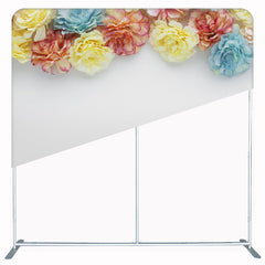 Colorful Gradient Flowers Double Sided Backdrop - Layoris