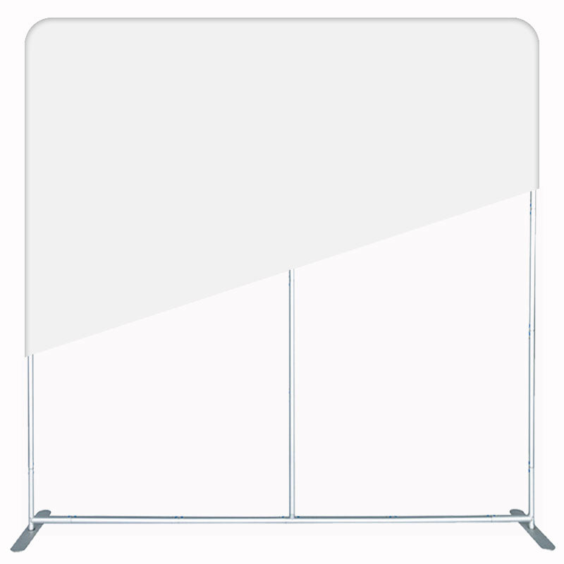Pure White Square Double Sided Backdrop - Layoris