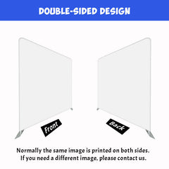Pure White Square Double Sided Backdrop - Layoris
