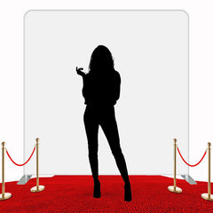 Pure White Square Double Sided Backdrop - Layoris