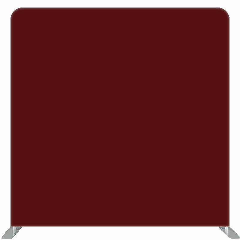 Pure Dark Red Square Double Sided Backdrop - Layoris