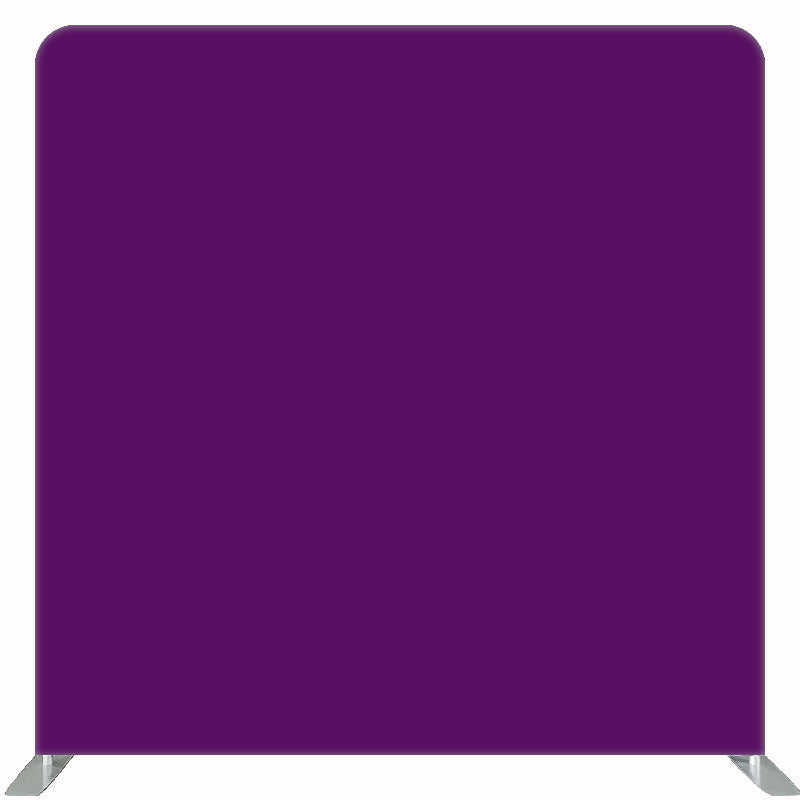 Solid Fabric Purple Square Double Sided Backdrop - Layoris