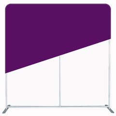 Solid Fabric Purple Square Double Sided Backdrop - Layoris