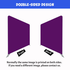 Solid Fabric Purple Square Double Sided Backdrop - Layoris