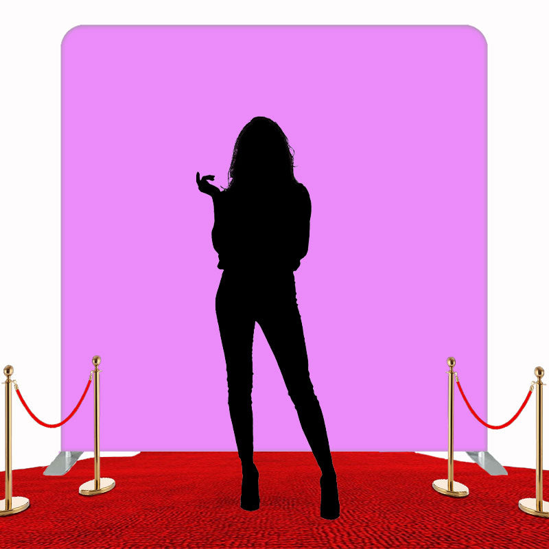 Solid Lilac Square Double Sided Backdrop - Layoris