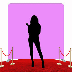Solid Lilac Square Double Sided Backdrop - Layoris