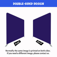 Solid Dark Blue Square Double Sided Backdrop - Layoris