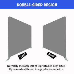 Solid Fabric Grey Square Double Sided Backdrop - Layoris