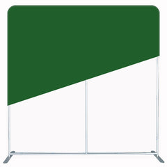 Solid Fabric Green Square Double Sided Backdrop - Layoris