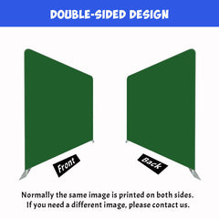 Solid Fabric Green Square Double Sided Backdrop - Layoris