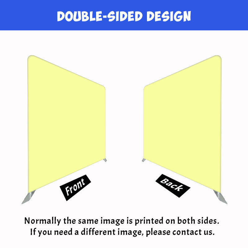 Solid Fabric Lemon Square Double Sided Backdrop - Layoris