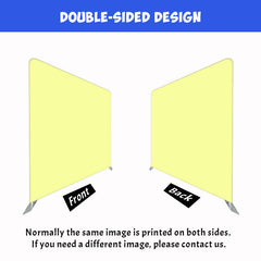 Solid Fabric Lemon Square Double Sided Backdrop - Layoris