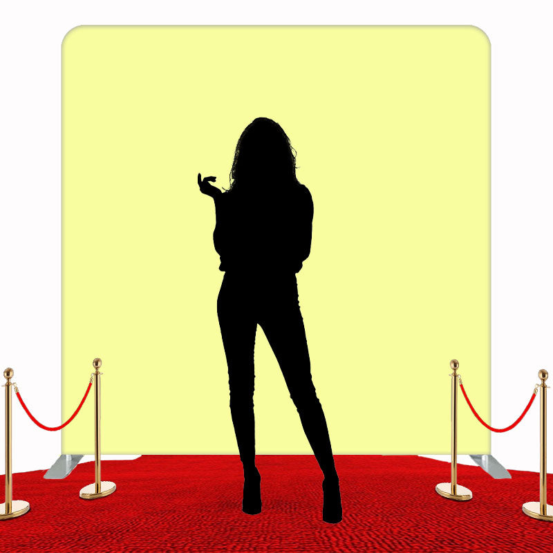 Solid Fabric Lemon Square Double Sided Backdrop - Layoris