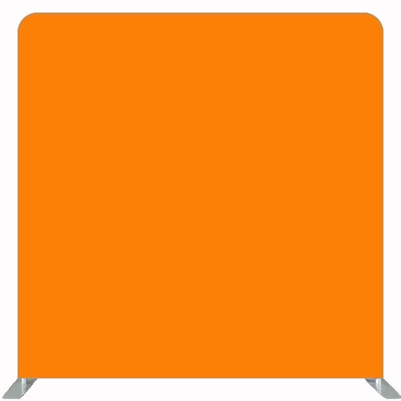 Solid Fabric Orange Square Double Sided Backdrop - Layoris