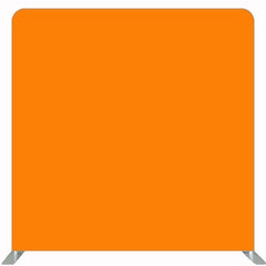 Solid Fabric Orange Square Double Sided Backdrop - Layoris
