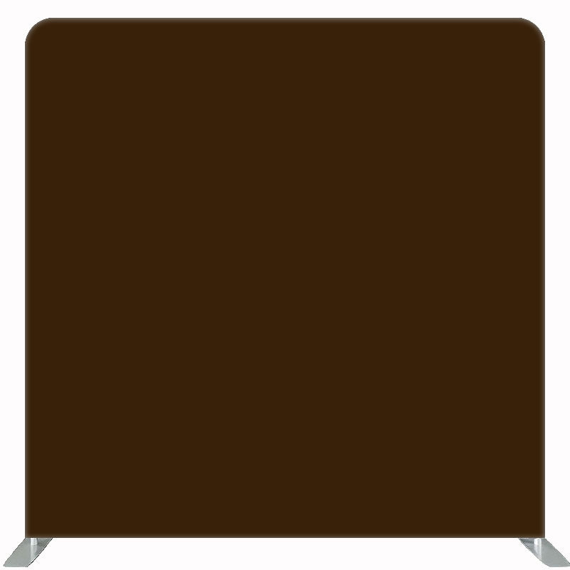Solid Fabric Brown Square Double Sided Backdrop - Layoris