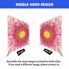 A Big Pink Flower Double Sided Backdrop - Layoris
