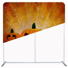 Evil Pumpkin Halloween Double Sided Backdrop - Layoris