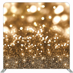 Dazzling Gold Fabric Double Sided Backdrop - Layoris