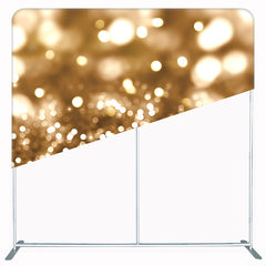 Dazzling Gold Fabric Double Sided Backdrop - Layoris