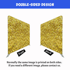 Densely Packed Yellow Objects Double Sided Backdrop - Layoris