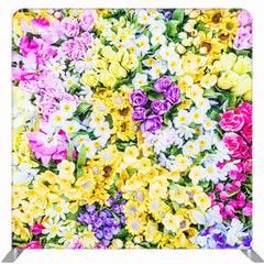 Colorful Flowers Double Sided Backdrop For Studio - Layoris