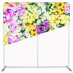 Colorful Flowers Double Sided Backdrop For Studio - Layoris