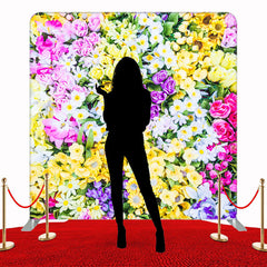 Colorful Flowers Double Sided Backdrop For Studio - Layoris