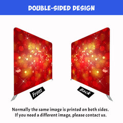 Highlight Red Celebration Fabric Double Sided Backdrop - Layoris
