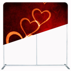Love Valentines Day Red Double Sided Backdrop - Layoris