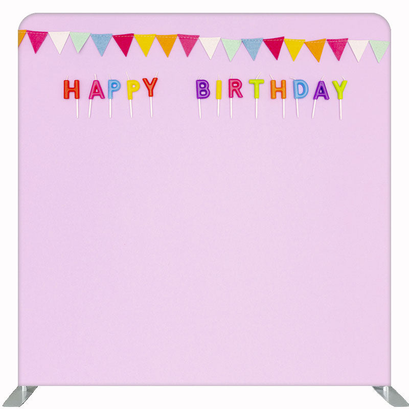 Happy Birthday Photography Double Sided Backdrop - Layoris