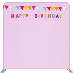 Happy Birthday Photography Double Sided Backdrop - Layoris