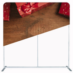 Wood Grain Gift Box Photography Double Sided Backdrop - Layoris