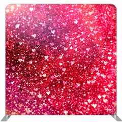 Dense Love Red Fabric Double Sided Backdrop - Layoris