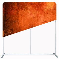 Smiley Pumpkin Orange Wall Halloween Double Sided Backdrop - Layoris
