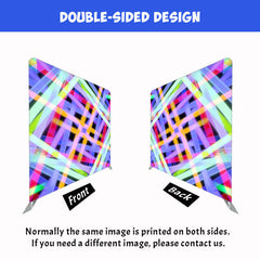 Fluorescent Beam Dance Party Double Sided Backdrop - Layoris